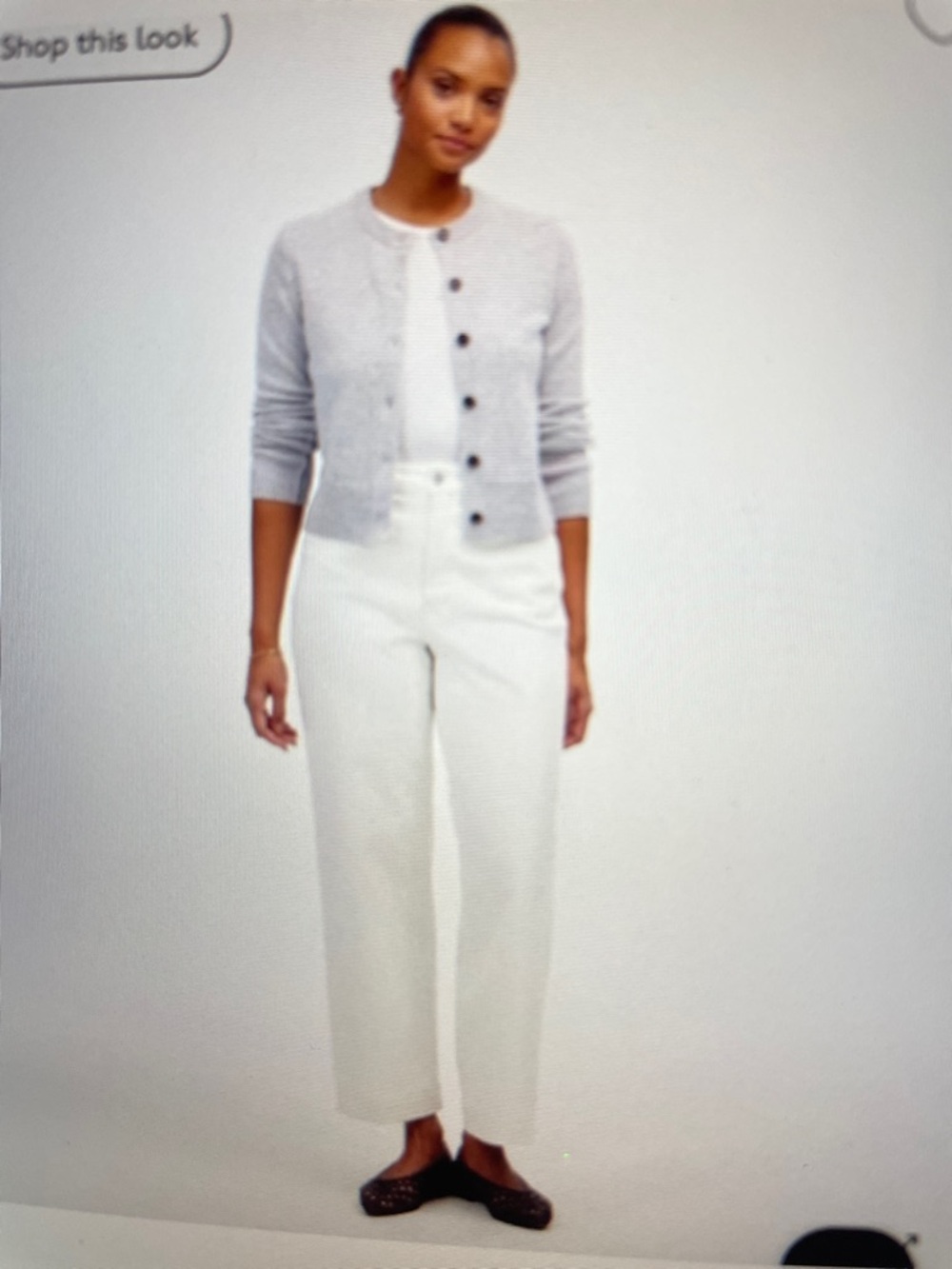 Madewell White Wide-Leg Jeans